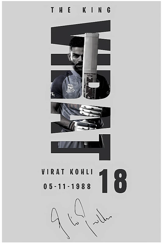 Virat Kohli A4 Posters Premium Quality